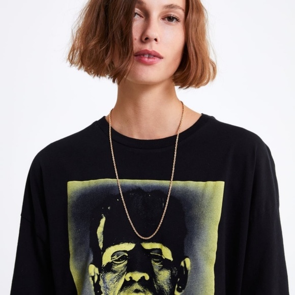 ZARA UNIVERSAL STUDIOS FRANKENSTEIN T-SHIRT - Picture 5 of 6